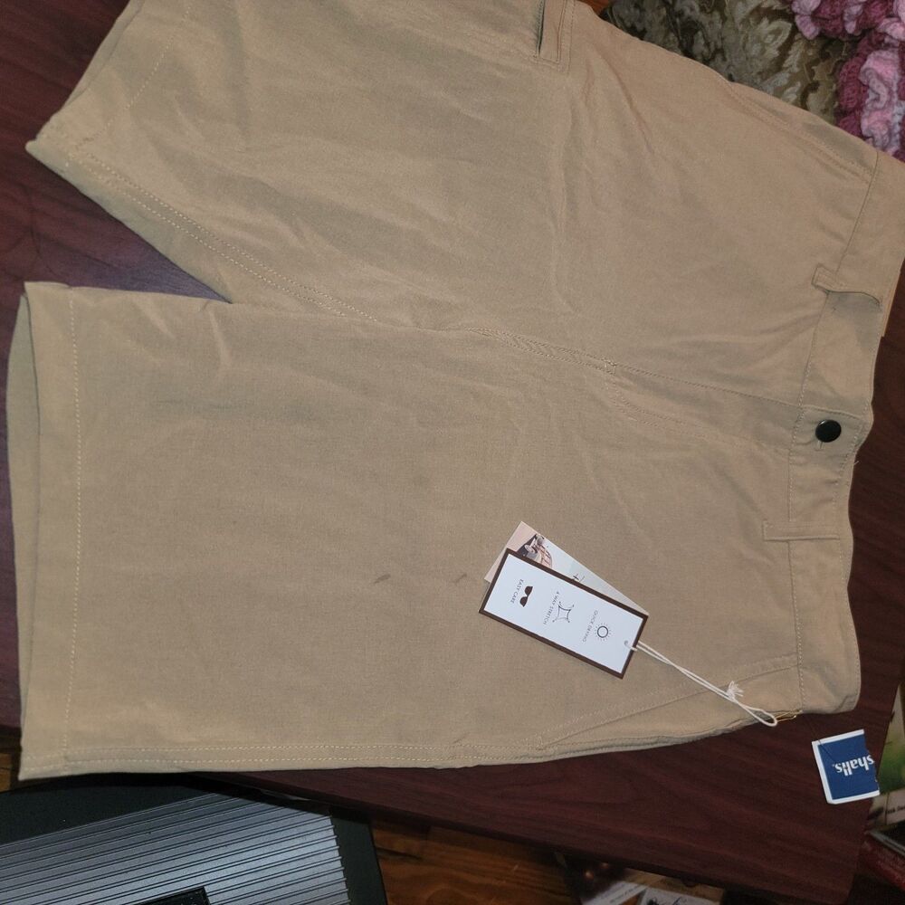 Men's Panama Jack Hybrid Shorts NEW 32W Tan *Stretch, Quick-Dry Easy Care Chino
